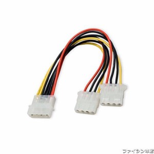 chenyang CY IDE 4ピンからデュアルIDE Yスプリッター 10cm ハードディスク電源延長ケーブル SSD HDD 5v 12v