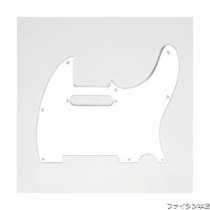 Musiclily 8穴 テレキャスターピックガード USA/メキシコTLタイプエレキギター用、シルバーミラー1P