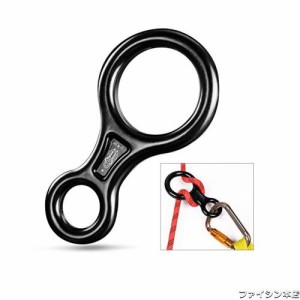 OUMERS エイト環 ３５ＫＮ ロッククライミング 登山アクセサリー 高所作業 スムーズな懸垂下降 ビレイを可能するエイト環 保護装備用 CE