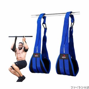 DMoose Fitness 腹筋建物とコア筋力トレーニング用ハンギングアブストラップ、Abトレーニング用腕のサポート男性と女性用パッド入りのジ