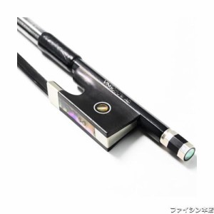 VINGOBOWカーボンファイバー・バイオリン弓Carbon Fiber Violin Bow 4/4サイズ 天然の黒い馬毛で明るい音確かな品質で！！