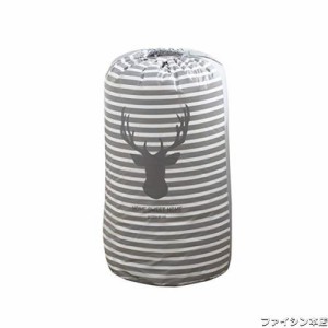 OUNONA 布団収納袋 筒形収納袋 布団袋 収納袋 巾着袋 ふとん収納 キルト収納 掛け布団 羽毛布団 収納バッグ 防水 PEVA材質 大容量 黒 水