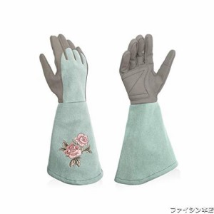 [Intra-FIT] 園芸用手袋 ガーデングローブ バラグローブ 長袖 バラ手袋 園芸手袋 薔薇用手袋 合成革 ガーデンニング 庭仕事 耐穿刺 トゲ