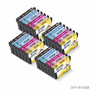 エプソン 互換インクカートリッジ IC6CL50 互換インク EPSON IC50 増量タイプ 風船 ふうせん インク 4色パック×4 (計24個入り) ICBK50 I