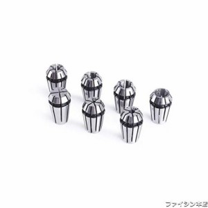 SainSmart Genmitsu ER11 精密 コレットチャック CNCルーター フライス盤用 鋼製 安定性 1 mm〜7 mm 1/8” 1/4” 7個入り