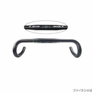 BNVB 自転車用ハンドル 25.4/31.8mm アルミ合金製 ロードバイクドロップハンドル 380/400/420mm 直径：31.8mm