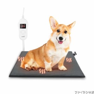 Pecute ペット用ホットカーペット猫用ホットカーペット猫 ヒーター 猫 犬 ホットマット 5段温度調節 5段タイマー機能 猫 犬 小動物用 ヒ