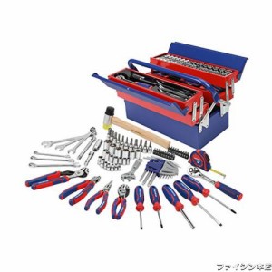 WORKPRO ツールセット 工具セット 家庭用 自動車 85点組 ホームツールセット ガレージツール 整備工具セット ソケットレンチセット メン