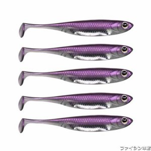 QualyQualy ビームフィッシュ ルアーセット シーバス パーチ パイクルアー (色 3#, 8cm - 6個)