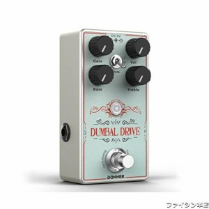 Donner オーバードライブエフェクター 完全アナログ回路 ギターエフェクター Dumbal Drive