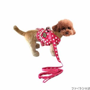 OSC 犬 ハーネス 犬用 胴輪 1.2mリード ハーネス ２点セット 猫 Tシャツ 犬服 ペット用品 小型 中型 犬 猫 キャットウェア ドッグウェア 