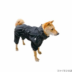 ASMPET 犬 服 秋冬 コート 小型犬 防寒着 犬服 レインコート 防水 防寒服 犬服 ジャケット 冬 暖かい 犬 コート 着せやすい 快適 いい素