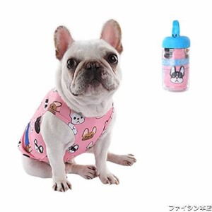 犬用冷感ベスト 犬服 クール ｔシャツ 春夏 涼しい 柴犬 フレンチブルドッググッズ クールコート 程よいひんやり感 犬 猫 ペットクールベ