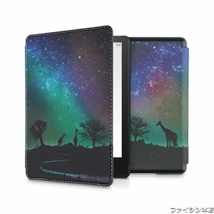 kwmobile カバー 対応: Amazon Kindle Paperwhite 11. Generation 2021 ケース - 電子書籍リーダー オートスリープ PUレザー 黒色/紺色/