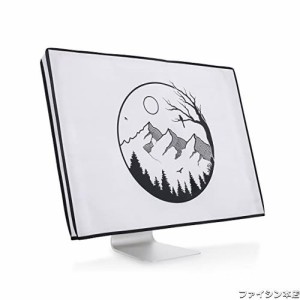 kwmobile 対応: 27-28”モニター モニターカバー - PC 画面 ディスプレイカバー - パソコン ホコリ 傷 日光 防止