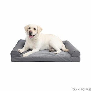 Peto-Raifu ベッド クッション 犬ベッド ペットベッド ペットソファー ベッド 秋 冬 洗える ふわふわ 犬寝床 防水 滑り止め 老犬介護 床