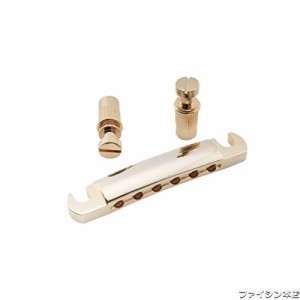 Musiclily Pro 10.5mm Tune-O-Maticストップテイルピース6弦エピフォンレスポールSGスタイルエレキギター用、ゴールド