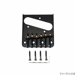 Musiclily Pro 10.8mm ビンテージスタイルテレキャスターブリッジ ブラス製6WAYサドル Squierとインポートテレキャスターエレキギター用