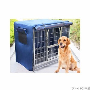 Yurika ペットサークルカバー 犬 ケージカバー 夏 屋内 屋外用 犬猫用 防音/防寒/防風/防日カバー 取り付け簡単 折りたたみ 収納便利 ペ