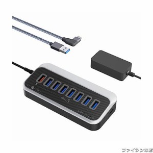 SETMSPACE usbハブ 3.0 8ポート 5Gbps 高速転送 ミニマリスト ハブ usb usb3.0 ハブ type-a usb ポート usb増設 ノートブック用 Windows