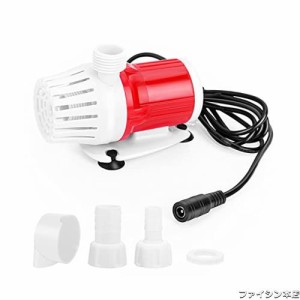 DC12V 水中ポンプ 水陸両用ポンプ 20Wポータブル水族館送水ポンプ 1200L/Hハイフローポンプ 周波数変換ブラシレスDCポンプ ホームポンド