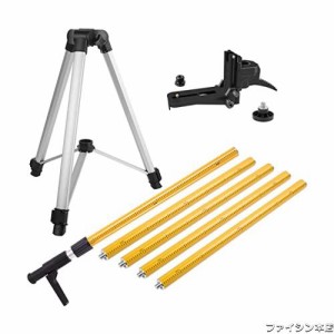 Firecore エレベーター三脚 レーザー墨出し器用エレベーター三脚 実際使用サイズ3700mm レーザー用 三脚 大型アルミ三脚 軽量 軽天ホルダ