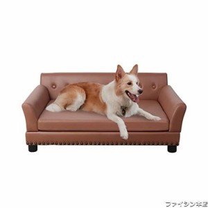 BingoPaw 犬用ソファベッド 脚付き ペットベッド 中型犬 小型犬 大型犬用ベッド ペット用ソファーベッド 寝床 通年 丈夫 おしゃれ 防水 