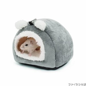 小動物用ハウス ハムスター ハウス モルモット ハリネズミ ふわふわ 可愛い 柔軟 寝袋 布製 ハリネズミ 小動物 暖かい巣 うさぎ ベッド 
