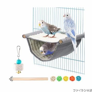 鳥たちの寝床 デグーハンモック暖かい小動物の家の巣 バードテント 含むインコ 止まり木 鳥のおもちゃ インコ ハムスター デグーに適して