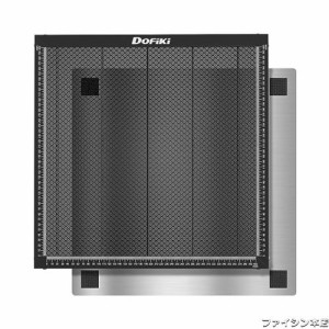 Dofiki ハニカムパネル 40cm x 40cm レーザー彫刻機用, 磁気 ハニカム レーザーベッド, スチールハニカム作業テーブル、レーザー切断用金