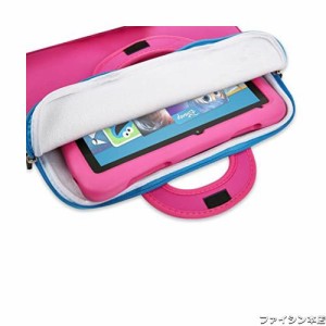 タブレットケース 小学生 タブレットバッグ 9-11インチまで対応 ノートパソコンケース クロムブックケース 周辺機器小物収納 撥水加工ポ