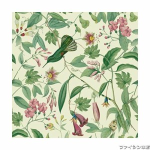 Juangfia 壁紙シール 花鳥柄 剥がせる 壁紙 防水 リメイクシート キッチン 壁紙シート カッティングシート リフォームシート DIY ウォー