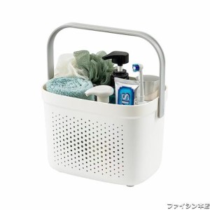 TAILI バスケット 手提げ お風呂 カゴ 浴室用ラック 収納かご シェルフバスケット バスバスケット 収納ボックス 手提げ バス用品収納 水