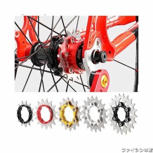 シングルスピード変換キット 12T13T/14T/15T/16T/17T/18T/19T/20T/21T/22T シングルスピードカセット＆スペーサー (15T, ブラック)