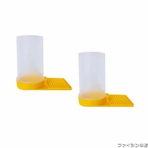 Tibemi 蜜蜂 給餌器 2個入り 給水器 ビーフィーダー 養蜂用給水装置 養蜂器具 ミツバチ用給餌器 凹凸設計 水飲み場 脱水対策 養蜂家