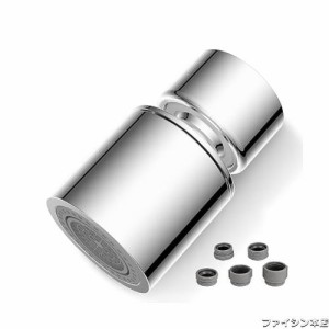 Hibbent　蛇口シャワー 首振り 節水泡沫器 蛇口 先端 噴霧器 流しシャワー 蛇口変換器 水栓ノズル 洗面台 泡沫蛇口 水流交換 水道 蛇口 