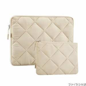 LANDICI Puffy パソコンケース 15.6 16インチpcケース ガジェットポーチ付き ノートパソコン ケース男女兼用 MacBook Pro M3/M2/M1 Pro/M