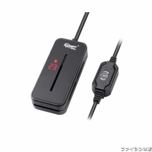 hygger 小型水中ヒーター ２５W ミニベタ水槽ヒーター サーモスタット付き 温度調節できる ２〜５Ｌの海水・淡水水槽に適応 熱帯魚・観賞