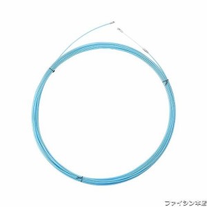 ADOFUN 通線ワイヤー 通線工具 電線通し 通線15M 入線専用ワイヤー ロッド径 スリムヘッド 軽量 配線 スネークライン 通しワイヤー 紐通