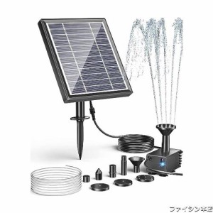 NFESOLAR ソーラー 噴水ポンプ ソーラーポンプ 屋外 噴水 ソーラー噴水ポンプ 循環 ガーデンDIY 池ポンプ 充電電池無し 太陽光充電 バー