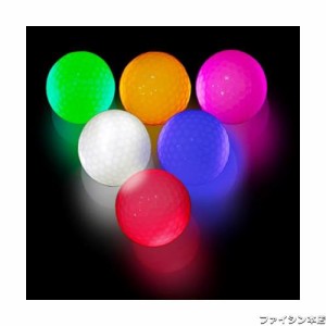 Batone 光るゴルフボール ダークロングラストスーパーブライトナイトゴルフボール自宅 自宅 夜 LED 光るボール ゴルフ６色選択可