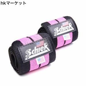 Schiek シーク リストラップ 24インチ フリーウェイトトレーニング用 ピンク (国内正規品)