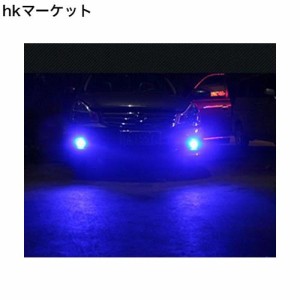 ブルーフォグバルブ！12V/24V LED 超かっこいい！ 80W 級 H8 H11 H16 15000K 青 プリウス、アクア，ノアなど用フォグランプ