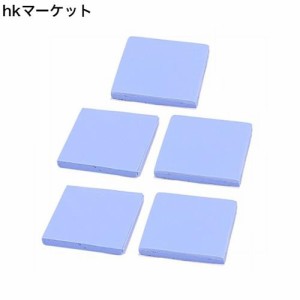 uxcell 5個 サーマルパッド 30x30x3 mm ソフトシリコン熱伝導パッド 耐熱サーマルパッド ラップトップヒートシンク CPU GPU SSD IC チッ