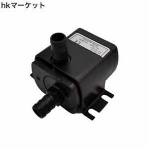 KM小型水中ポンプ Pump 水槽水循環ポンプ 静音 ブラシレス 永磁マグネット潜水インストール DC12V/0.35A 4.2W ブラシレス 永 吐出量240L/