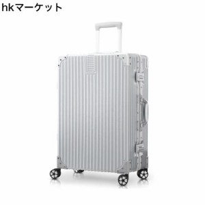 [タビトラ] スーツケース 大型 人気 キャリーバッグ 安心一年サービス TSAロック搭載 旅行用品 出張 超軽量 大容量 静音 8輪 アルミフレ