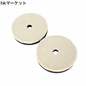 2枚入り ポリッシャー用 ウールパッド バフ研磨 研磨パッド 150mm