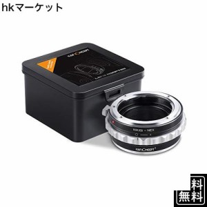 K＆F Concept マウントアダプター Nikon Gレンズ- Sony Nex Eカメラ装着用 レンズアダプターリング 無限遠実現 高精度 メーカー直営店