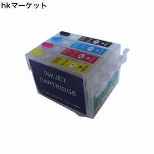 YZQ エプソン (EPSON) 4色 IC4CL69 ICBK69 IC69 互換 詰め替えカートリッジ(インクなし) 永遠 自動リセットチップ 付き, キャノンEPSON P