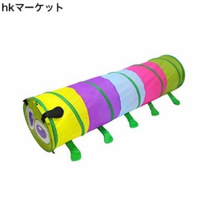 Yihiro 子供テント キッズテント トンネル 可愛い 虫型 子供遊具 子供遊ぶハウス 折り畳み式 室内・室外 知育玩具 ボールプール お誕生日